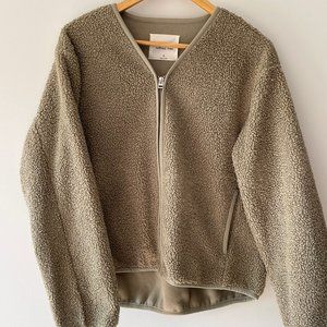 Wilfred Free Sherpa zip up XS